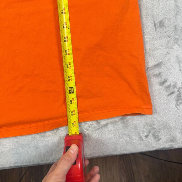 Harley Davidson tucson Arizona Vibrant Orange Long Sleeve Shirt Size L - Picture 8 of 9